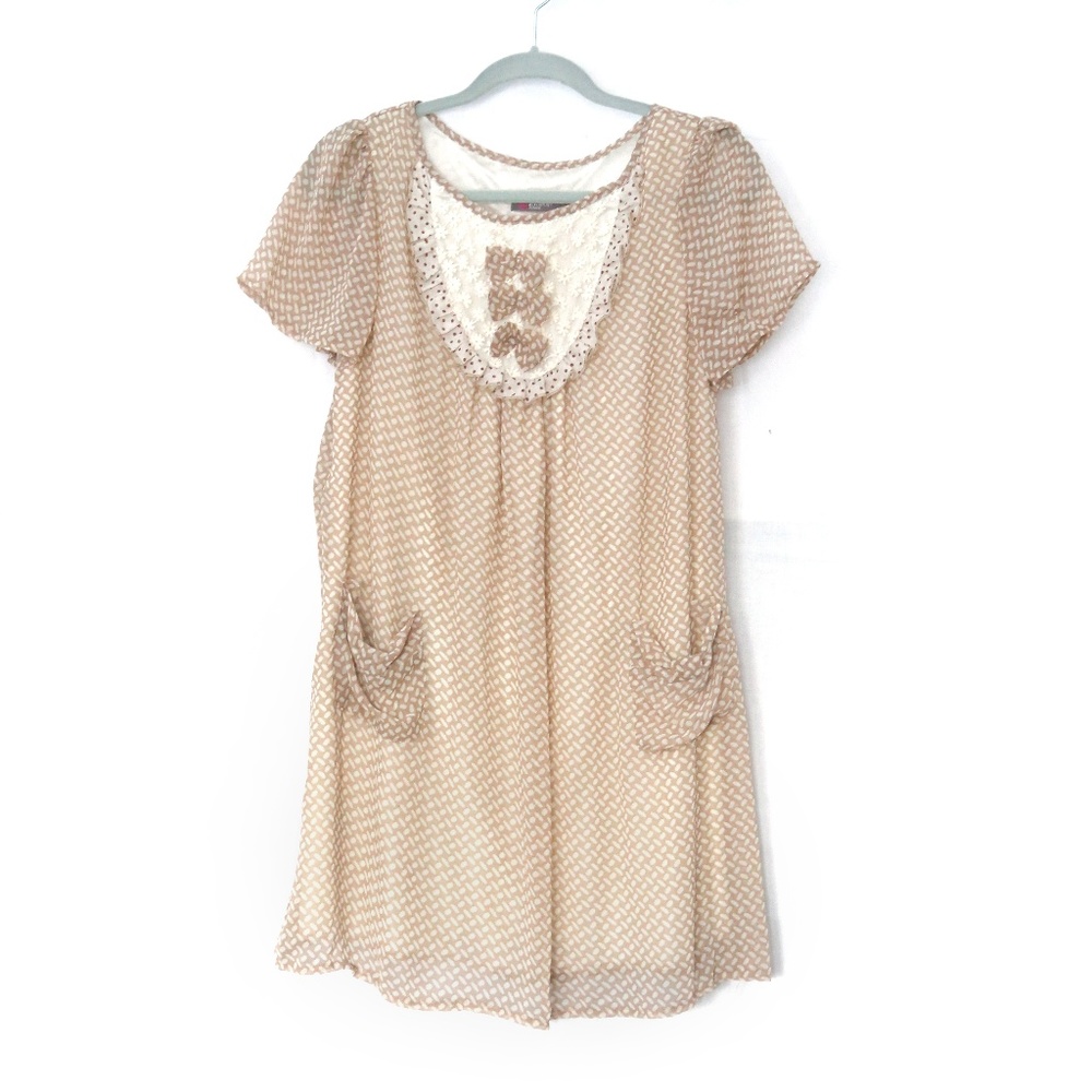 NWOT Cute brown dress